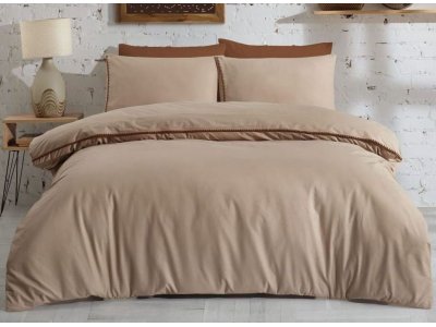 Постельное белье Turkiz - San Marino Dark Beige (Turkey), евро комплект Постельное белье Turkiz - San Marino Dark Beige (Turkey), евро комплект